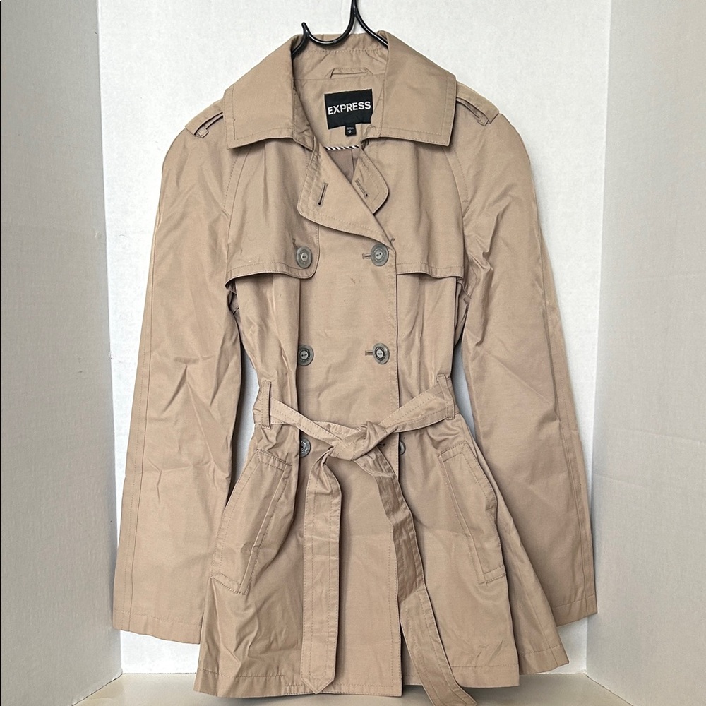 Express Women's Beige Trench Coat